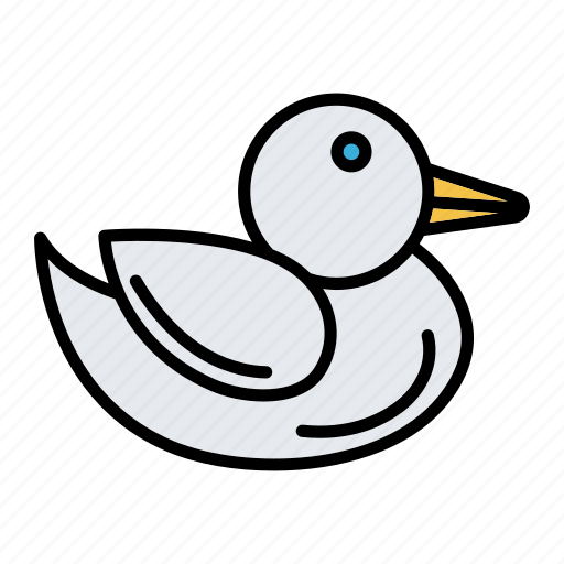 Baby, duck, rubber, toy icon - Download on Iconfinder