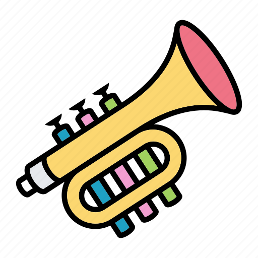 Children, horn, instrument, music, trumpet icon - Download on Iconfinder