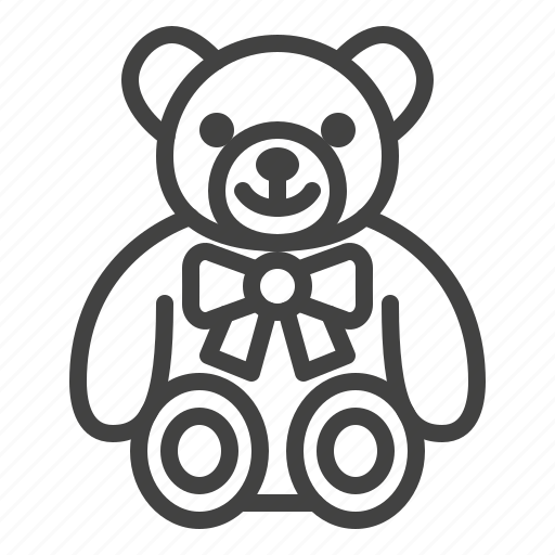 Baby, bear, soft, teddy, toy icon - Download on Iconfinder