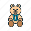 animal, bear, cute, teddy 