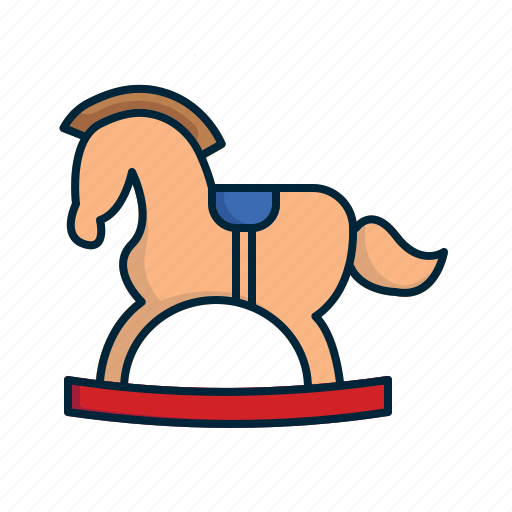 Animal, horse, rocking, wooden icon - Download on Iconfinder