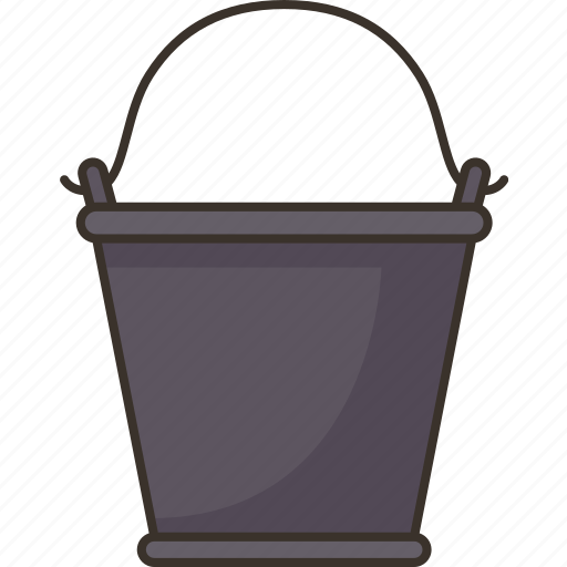 Bucket, water, container, gardening, housework icon - Download on Iconfinder