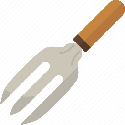 Fork, gardening, dig, farming, tool icon - Download on Iconfinder