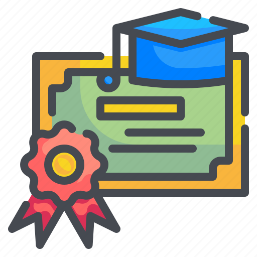 Certificate, degree, diploma, education, graduation, patent, school icon - Download on Iconfinder