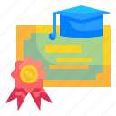certificate, degree, diploma, education, graduation, patent, school