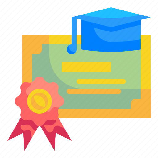 Certificate, degree, diploma, education, graduation, patent, school icon - Download on Iconfinder