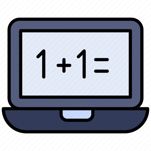 Device, laptop, math, workplace icon - Download on Iconfinder