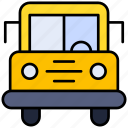 bus, school, transport, vehicle