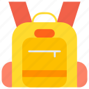 bag, bagpack, doodle, school, student