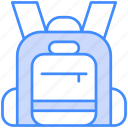 bag, bagpack, doodle, school, student