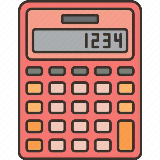 Calculator, electric, arithmetic, number, math icon - Download on Iconfinder