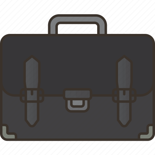 School, bag, work, briefcase, leather icon - Download on Iconfinder