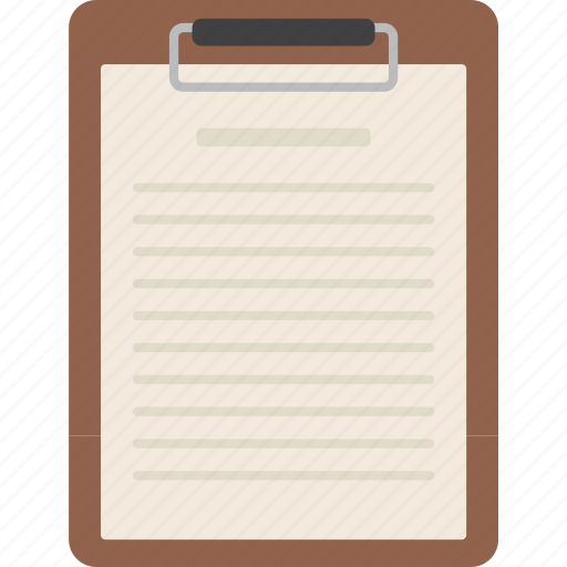 Checklist, writing, paper, note, clipboard icon - Download on Iconfinder