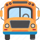 transportation, service, bus, vehicle, school
