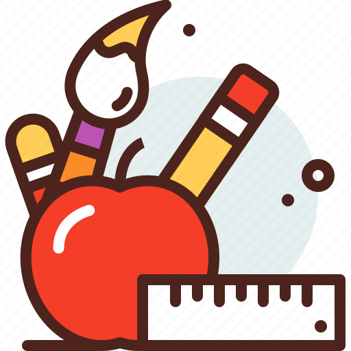Apple, tools, education, study icon - Download on Iconfinder