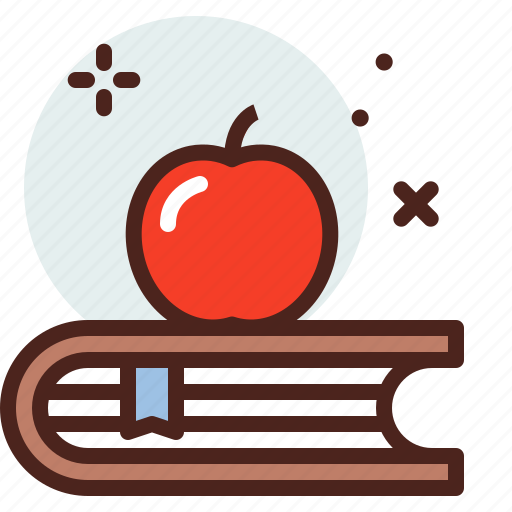 Book, apple, education, study icon - Download on Iconfinder