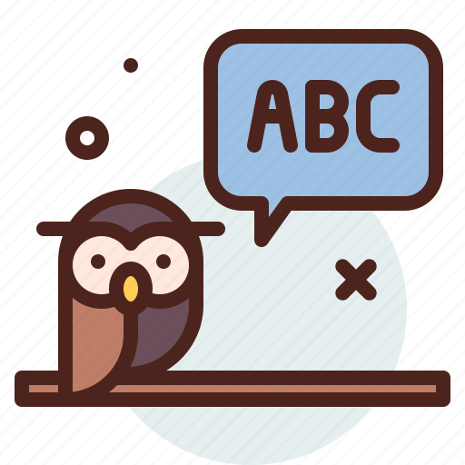 Owl, letters, education, study icon - Download on Iconfinder