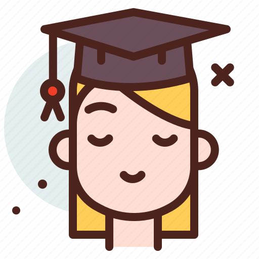 Student, female, education, study icon - Download on Iconfinder