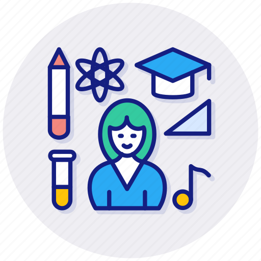 Knowledge, idea, bulb, thinking, girl, learning, create icon - Download on Iconfinder