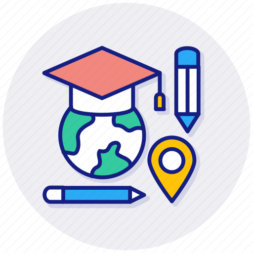 Distance, learning, global, education, international, virtual, elearning icon - Download on Iconfinder