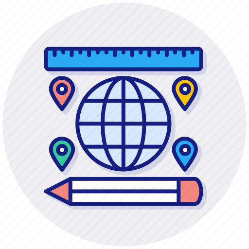 Distance, education, learning, network, round, university icon - Download on Iconfinder