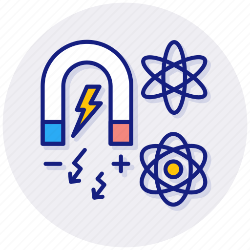 Physics, education, magnet, magnetic, magnetism, attract, attraction icon - Download on Iconfinder