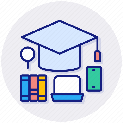 Education, graduation, knowledge, school, study, institutional, hat icon - Download on Iconfinder