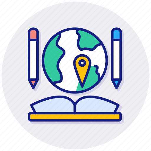 Location, map, global, geography, education, pin icon - Download on Iconfinder
