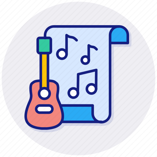 Music, guitar, melody, musical, instrument, favorite, list icon - Download on Iconfinder