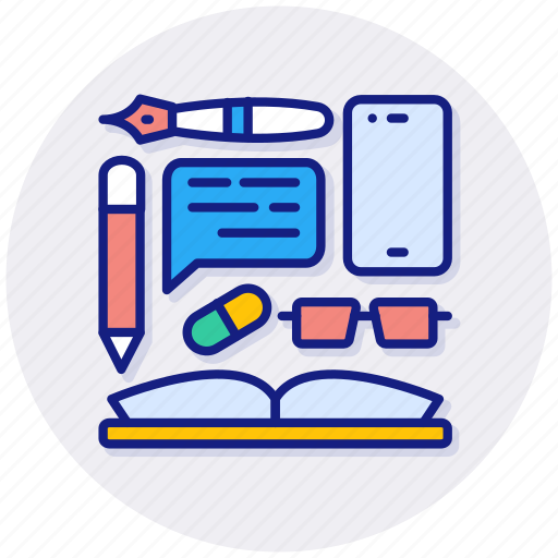 Reading, books, education, knowledge, learning, library, glasses icon - Download on Iconfinder