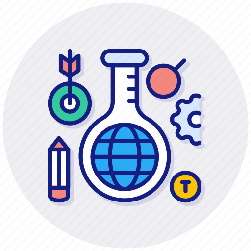 Research, development, doing, find, search, experiment, test icon - Download on Iconfinder