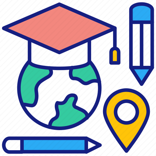 Distance, learning, global, education, international, virtual, elearning icon - Download on Iconfinder