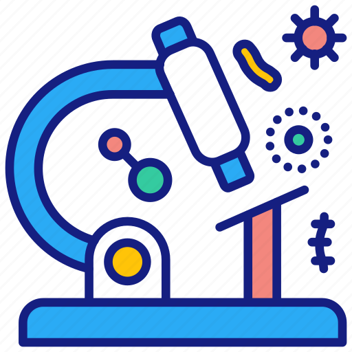Biology, experiment, laboratory, analysis, microscope, research, bacteria icon - Download on Iconfinder