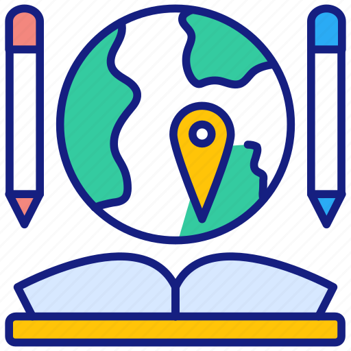 Location, map, global, geography, education, pin icon - Download on Iconfinder