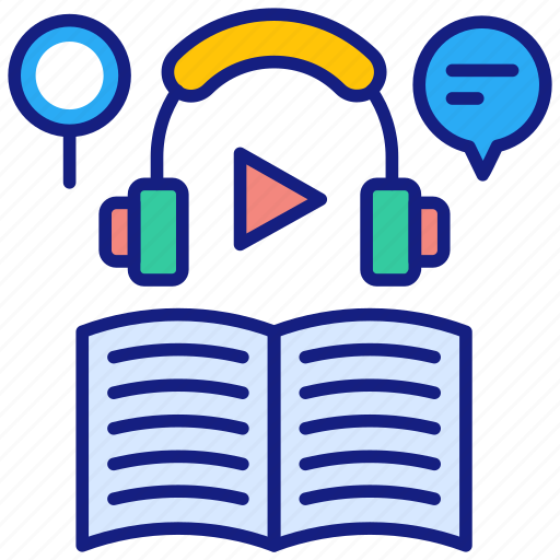 Elearning, audio, audiobook, book, course, education, online icon - Download on Iconfinder