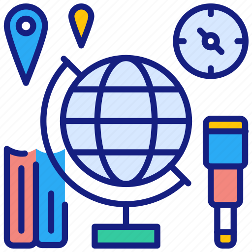 Geography, education, globe, learn, lesson, study, earth icon - Download on Iconfinder