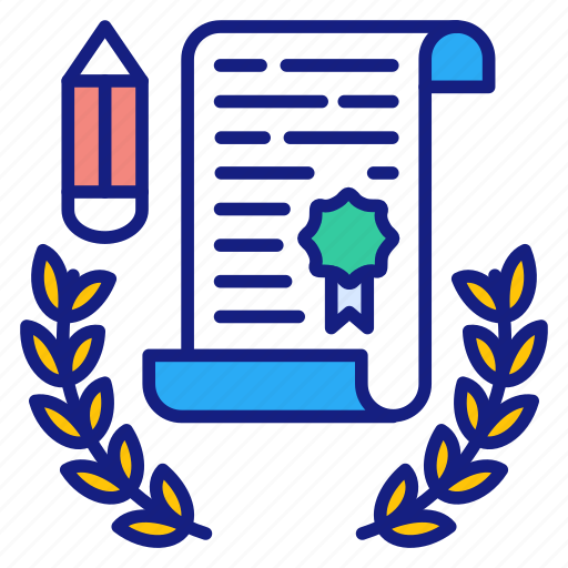 Certificate, honor, merit, diploma, license, document, sign icon - Download on Iconfinder