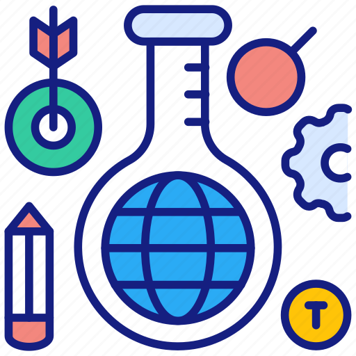 Research, development, doing, find, search, experiment, test icon - Download on Iconfinder