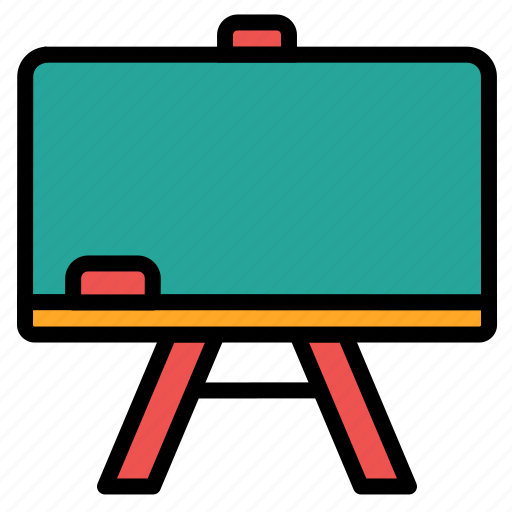 Whiteboard, classroom, presentation, blackboard, education, school, chalkboard icon - Download on Iconfinder
