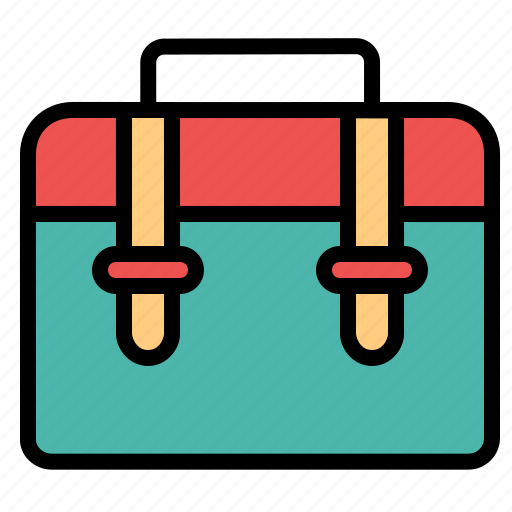 Bag, suitcase, luggage, education, portfolio, office, school icon - Download on Iconfinder