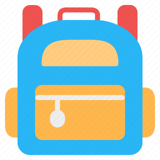 Backpack, school, school bag, bag, education, student, luggage icon - Download on Iconfinder