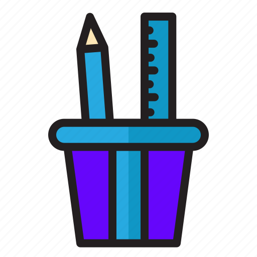 Back to school, student, education, pencil, ruler, school icon - Download on Iconfinder