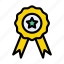 badge, medal, award, success, goal 