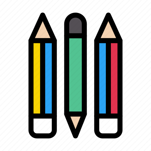 Pencil, pen, stationary, school, education icon - Download on Iconfinder