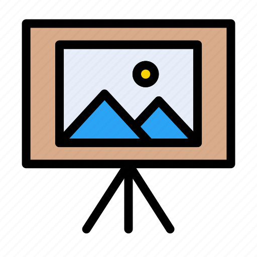 Picture, photo, board, education, school icon - Download on Iconfinder