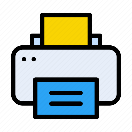 Printer, fax, copy, office, machine icon - Download on Iconfinder