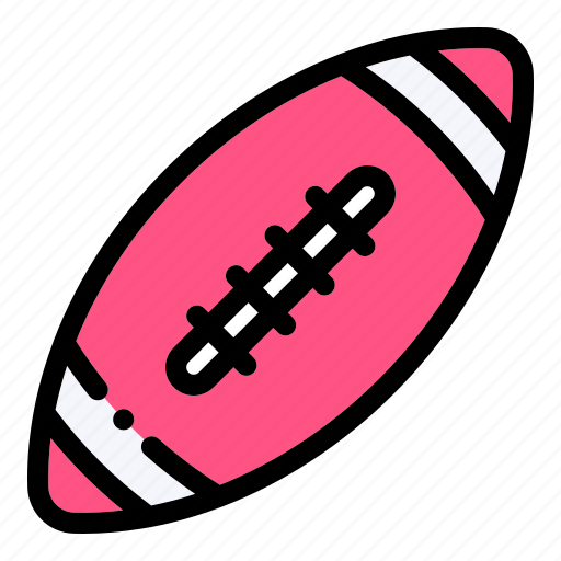 Ball, game, sport, rugby, play, school, american football icon - Download on Iconfinder