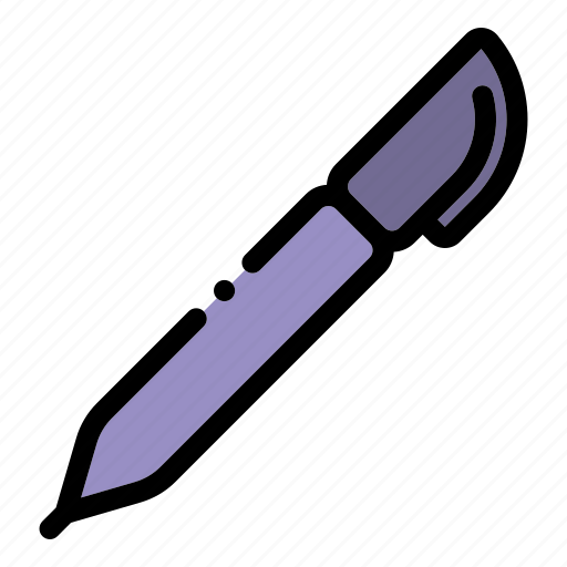 Pen, school, stationery, school material, office, education, study icon - Download on Iconfinder