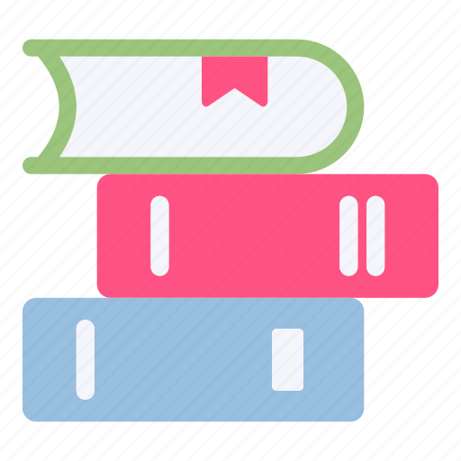 Books, pile, study, knowledge, library, literature, stack icon - Download on Iconfinder