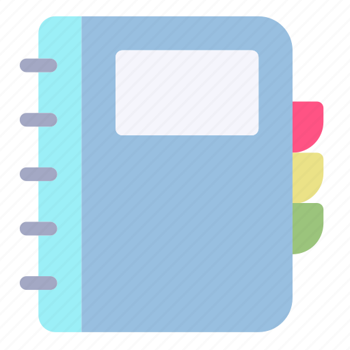 Notebook, school, study, notepad, book, organizer, write icon - Download on Iconfinder